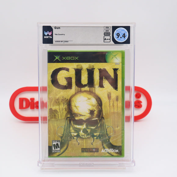 GUN - WATA GRADED 9.4 A++! NEW & Factory Sealed! (XBOX)