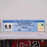 C-12: FINAL RESISTANCE - CGC GRADED 9.9 A++! NEW & Factory Sealed! (PS1 PlayStation 1)