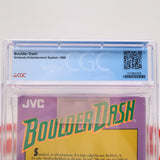 BOULDER DASH - CGC GRADED 7.5 A+! NEW & Factory Sealed with Authentic H-Seam! (NES Nintendo)
