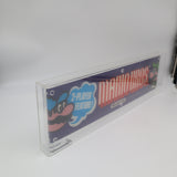 1983 NINTENDO MARIO BROS. BROTHERS ARCADE MARQUEE WITH NOA STICKER! CAS GRADED 75! AUTHENTIC ORIGINAL!