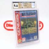 SUPER BATTLESHIP - CLAMSHELL EARLY VERSION! CGC PEDIGREE GRADED 9.6 A! NEW & Factory Sealed! (Sega Genesis)