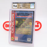 SUPER BATTLESHIP - CLAMSHELL EARLY VERSION! CGC PEDIGREE GRADED 9.6 A! NEW & Factory Sealed! (Sega Genesis)