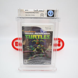 TEENAGE MUTANT NINJA TURTLES - WATA GRADED 9.2 A! NEW & Factory Sealed! (Nintendo Wii)