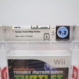 TEENAGE MUTANT NINJA TURTLES - WATA GRADED 9.2 A! NEW & Factory Sealed! (Nintendo Wii)