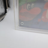 1983 NINTENDO MARIO BROS. BROTHERS ARCADE MARQUEE WITH NOA STICKER! CAS GRADED 75! AUTHENTIC ORIGINAL!
