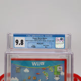 SUPER MARIO MAKER - CGC GRADED 9.8 A++! NEW & Factory Sealed! (Nintendo Wii U)