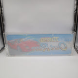 1989 SEGA TURBO OUT RUN / OUTRUN ARCADE MARQUEE - CAS GRADED 85! AUTHENTIC ORIGINAL!