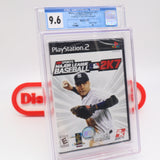 MAJOR LEAGUE BASEBALL 2K7 2007 - CGC GRADED 9.6 A+! NEW & Factory Sealed! (PS2 PlayStation 2)