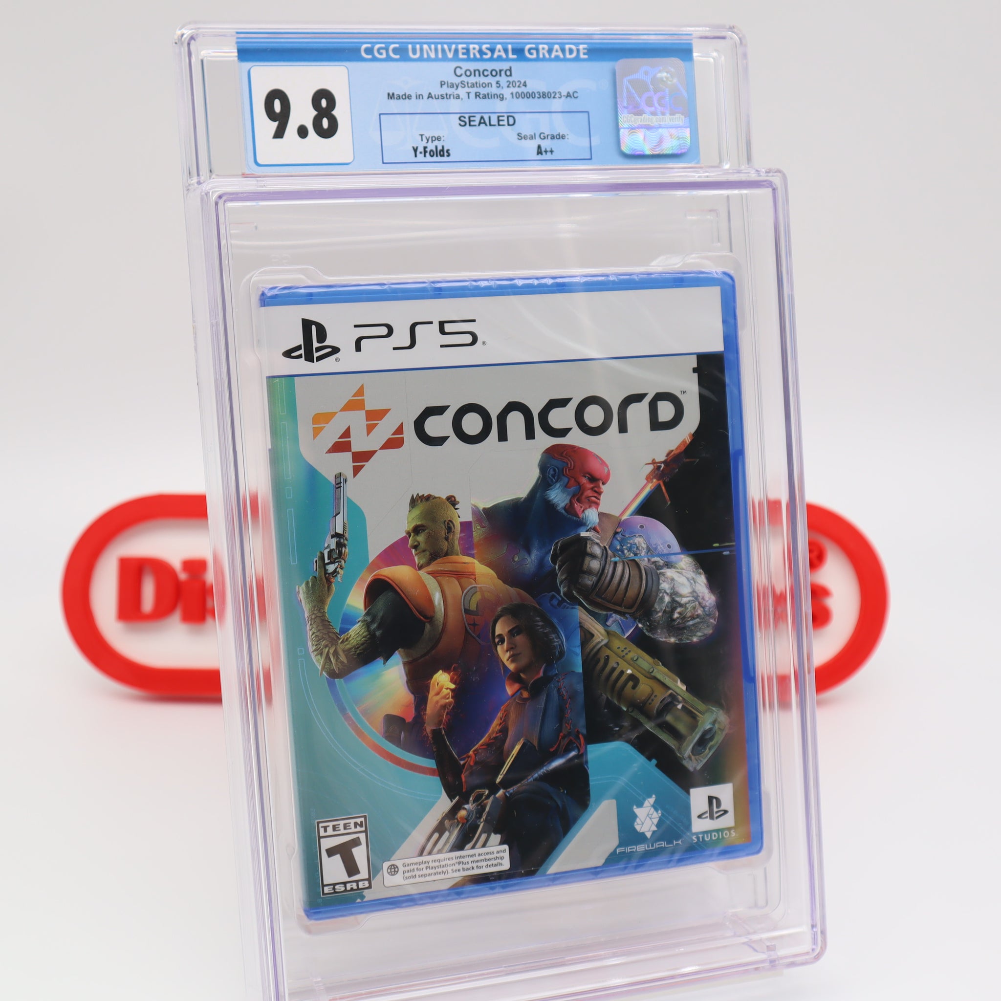 CONCORD - CGC GRADED 9.8 A++! NEW & Factory Sealed! (PS5