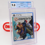 CONCORD - CGC GRADED 9.8 A++! NEW & Factory Sealed! (PS5 PlayStation 5) CANCELLED AFTER 2 WEEKS!