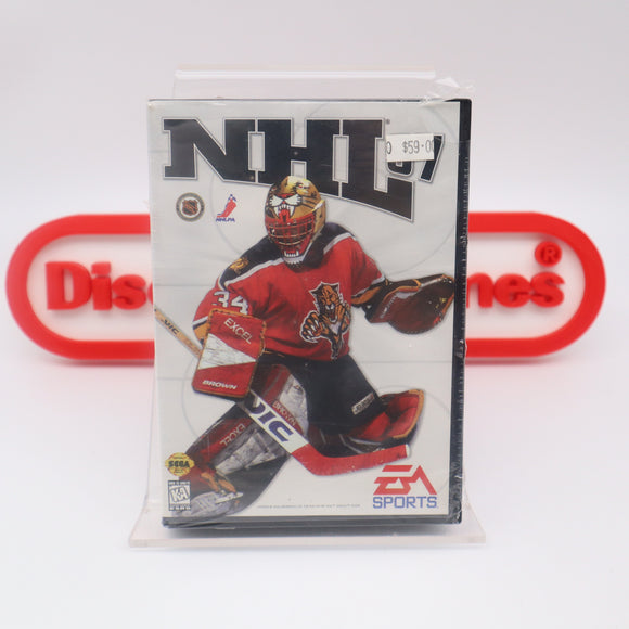 NHL 97 1997 HOCKEY - NEW & Factory Sealed with Authentic 3-Sided Seam! (Sega Genesis)