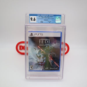 STAR WARS JEDI: FALLEN ORDER - CGC GRADED 9.6 A++! NEW & Factory Sealed! (PS5 PlayStation 5)