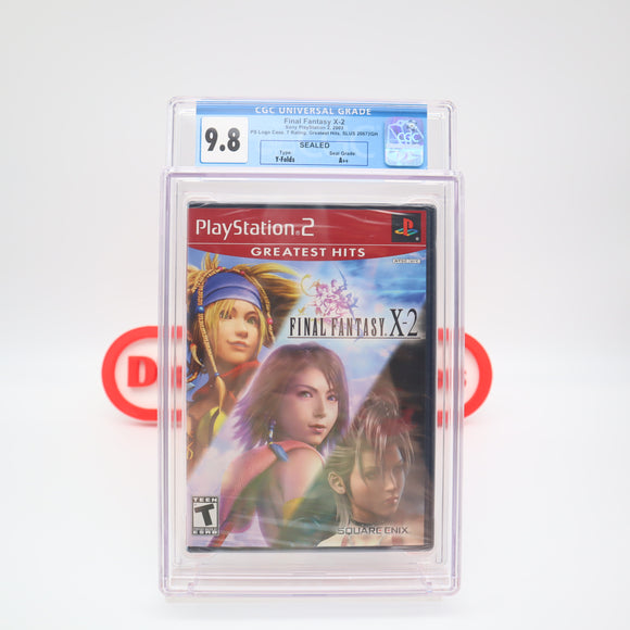 FINAL FANTASY X-2 - CGC GRADED 9.8 A++! NEW & Factory Sealed! (PS2 PlayStation 2)