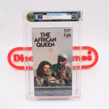 THE AFRICAN QUEEN - IGS GRADED 9 BOX & 6.5 SEAL! NEW & Factory Sealed with Authentic V-Overlap Seam! (VHS)