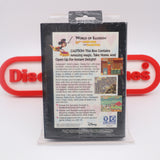 WORLD OF ILLUSION STARRING MICHKEY MOUSE AND DONALD DUCK - NEW & Factory Sealed Clamshell Case with Authentic V-Overlap Seam! (Sega Genesis)