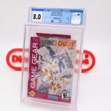 SONIC THE HEDGEHOG CHAOS - CGC GRADED 8.0 A+! NEW & Factory Sealed! (Sega Game Gear)