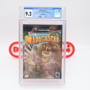 MADAGASCAR - CGC GRADED 9.2 A+! NEW & Factory Sealed! (Nintendo GameCube)