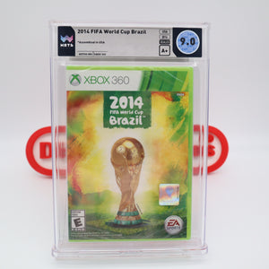 2014 FIFA WORLD CUP SOCCER BRAZIL - WATA GRADED 9.0 A+! NEW & Factory Sealed! (XBox 360)