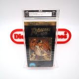INDIANA JONES: RAIDERS OF THE LOST ARK (SPECIAL COLLECTOR'S SERIES) IGS GRADED 7.5 BOX & 8 SEAL! NEW & Factory Sealed with Authentic V-Overlap Seam! (VHS)