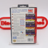 DICK VITALE'S AWSOME, BABY COLLEGE HOOPS BASKETBALL - NEW & Factory Sealed with Authentic 3-Sided Seam! (Sega Genesis)