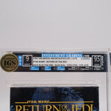 STAR WARS: RETURN OF THE JEDI - IGS GRADED 9 BOX & 9.5 SEAL! NEW & Factory Sealed with Authentic V-Overlap Seam! (VHS)