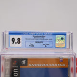 SNOWBOARDING - CGC GRADED 9.8 A+! NEW & Factory Sealed! (PS1 PlayStation 1) WATA POP 0