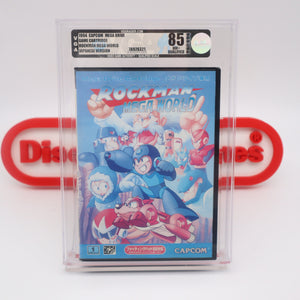 ROCKMAN: MEGA WORLD / MEGA MAN / MEGAMAN - VGA GRADED 85 NM+ QUALIFIED SILVER ARCHIVAL! BRAND NEW! (Sega Genesis MegaDrive)