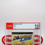 BOMBERMAN LAND / BOMBER MAN! WATA GRADED 9.6 A++! NEW & Factory Sealed! (PSP PlayStation Portable)
