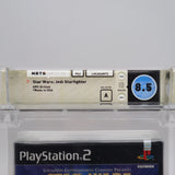 STAR WARS: JEDI STARFIGHTER - CGC GRADED 8.5 A! NEW & Factory Sealed! (PS2 PlayStation 2)