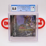 NO FEAR DOWNHILL MOUNTAIN BIKE RACING - CGC GRADED 8.0 A! NEW & Factory Sealed! (PS1 PlayStation 1) POP 1!