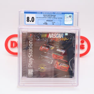 NASCAR RACING - CGC GRADED 8.0 A+! NEW & Factory Sealed! (PS1 PlayStation 1)