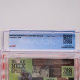 NO FEAR DOWNHILL MOUNTAIN BIKE RACING - CGC GRADED 8.0 A! NEW & Factory Sealed! (PS1 PlayStation 1) POP 1!