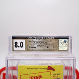 TOP SECRET! CGC PEDIGREE GRADED 8.0 A+! NEW & Factory Sealed with Authentic V-Overlap Seam! (BETA)