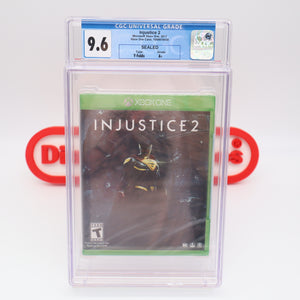 INJUSTICE 2 - CGC GRADED 9.6 A+! NEW & Factory Sealed! (XBox One)