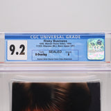 RISKY BUSINESS (TOM CRUISE) - CGC GRADED 9.2 A! NEW & Factory Sealed with Authentic H-Overlap Seam! (VHS)
