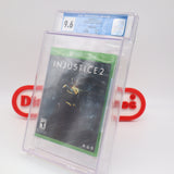 INJUSTICE 2 - CGC GRADED 9.6 A+! NEW & Factory Sealed! (XBox One)