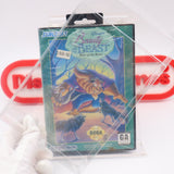 DISNEY'S BEAUTY AND THE BEAST: ROAR OF THE BEAST - NEW & Factory Sealed with Authentic Tube Seam! (Sega Genesis)