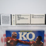 GEORGE FOREMAN'S KO BOXING - WATA GRADED 7.5 A! NEW & Factory Sealed with Authentic V-Overlap! (NES Nintendo)