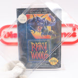 RISKY WOODS - NEW & Factory Sealed with Authentic 3-Sided Seam! (Sega Genesis)