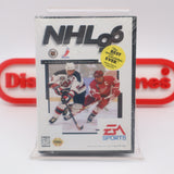 NHL 96 1996 HOCKEY - NEW & Factory Sealed with Authentic V-Overlap Seam! (Sega Genesis)