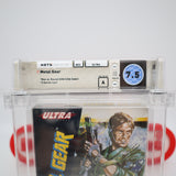 METAL GEAR - WATA GRADED 7.5 A! ROUND SOQ! NEW & Factory Sealed with Authentic H-Seam! (NES Nintendo)