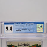 NATIONAL LAMPOON'S CLASS REUNION - CGC GRADED 9.4 A+! NEW & Factory Sealed with Authentic V-Overlap Seam! (VHS)
