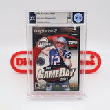 NFL GAMEDAY 2003 FOOTBALL (TOM BRADY COVER) CGC GRADED 9.6 A+! NEW & Factory Sealed! (PS2 PlayStation 2)