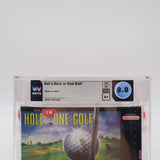 HAL'S HOLE IN ONE GOLF - WATA GRADED 8.0 A+! NEW & Factory Sealed! (SNES Super Nintendo)