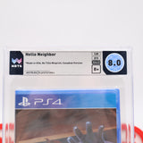 HELLO NEIGHBOR (MISPRINT - NO TITLE!) - WATA GRADED 8.0 B+! NEW & Factory Sealed! (PS4 PlayStation 4)