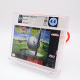 HAL'S HOLE IN ONE GOLF - WATA GRADED 8.0 A+! NEW & Factory Sealed! (SNES Super Nintendo)