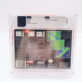 HAL'S HOLE IN ONE GOLF - WATA GRADED 8.0 A+! NEW & Factory Sealed! (SNES Super Nintendo)