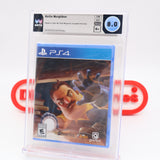 HELLO NEIGHBOR (MISPRINT - NO TITLE!) - WATA GRADED 8.0 B+! NEW & Factory Sealed! (PS4 PlayStation 4)