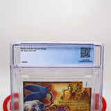 SONIC THE HEDGEHOG AND THE SECRET RINGS - CGC GRADED 9.6 A+! NEW & Factory Sealed! (Nintendo Wii)