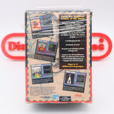 WHERE IN TIME IS CARMEN SANDIEGO? NEW & Factory Sealed with Authentic 3-Sided Seam! (Sega Genesis)